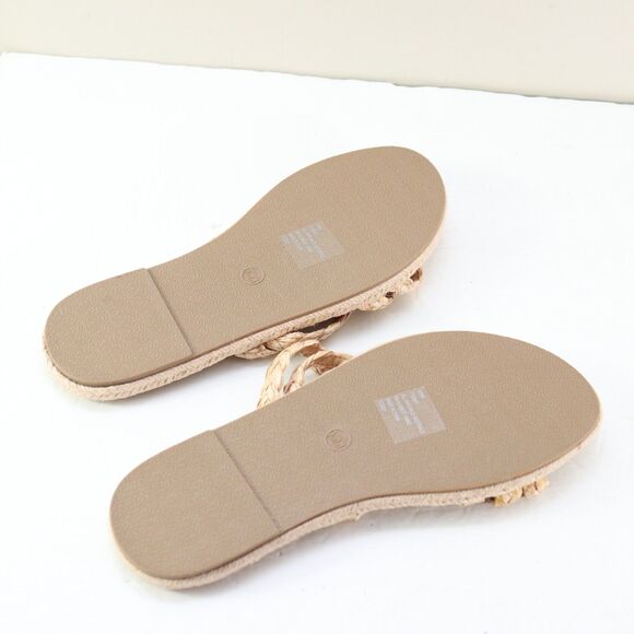 Torrid Strappy Braided Espadrille Slide Sandals size 10WW  NEW - Picture 5 of 6